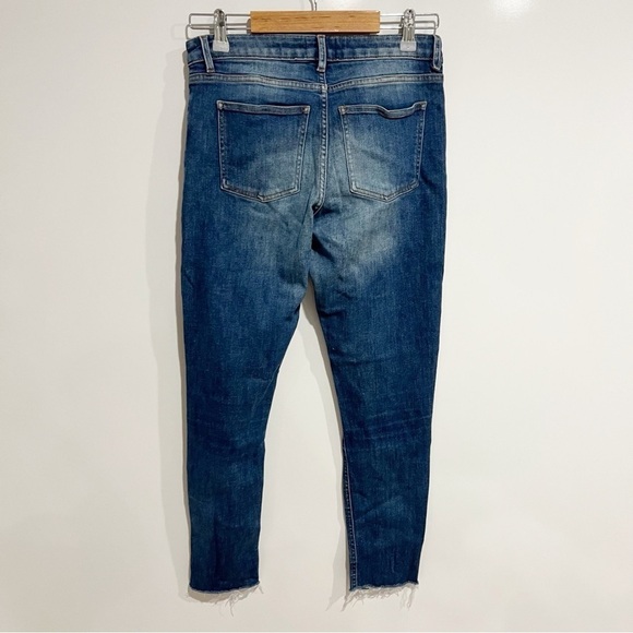 Acne Studios Skin 5 Used Blue Mid Rise Super Skinny Leg Stretch Denim Jeans - Picture 3 of 9